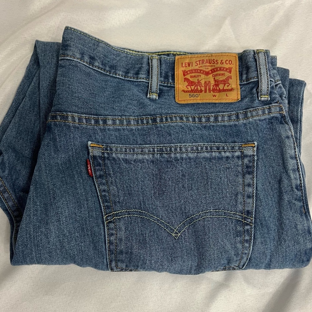 Levi's 506 Men's Jeans in Classic Blue size: W 44 L 29 comfort staight fit